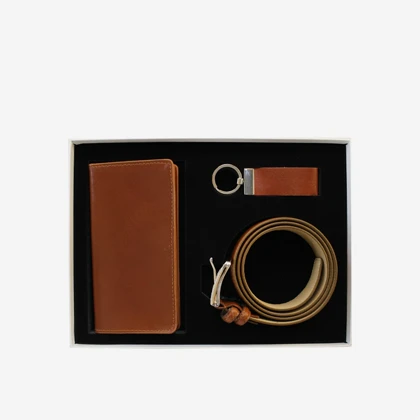 ست سه تکه چرم مردانه مدل s010