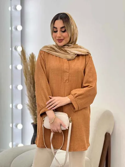 مانتو جلو بسته یقه دیپلمات