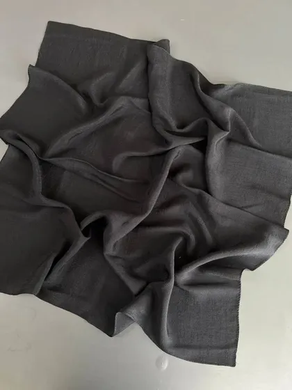 روسری قواره کوچک نخی مشکی