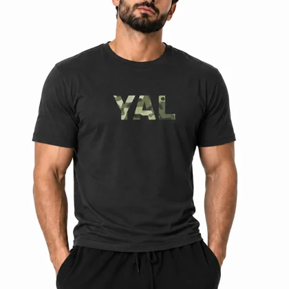 تیشرت بیسیک اسپرت یل مدل CN-Yal-26037 مشکی