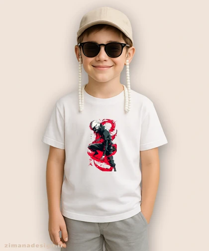 تیشرت بچگانه طرح توکیو غول شخصیت کانکی کد 956