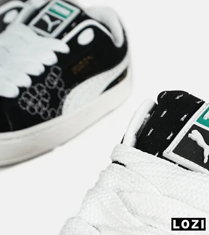 کفش کتانی ورزشی مشکی مردانه و زنانه PUMA suede XL مدل 7478