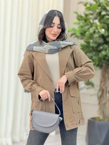 مانتو پایین پاگن دو جیب پاکتی