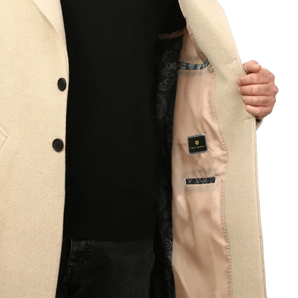 پالتو فوتر بلند مردانه مدل 61664