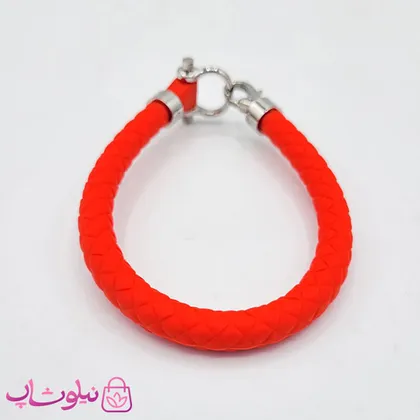 دستبند امگا رابر قرمز مردانه کیفیت مستر