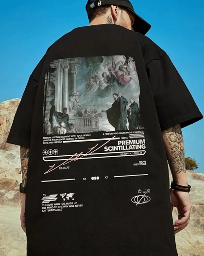 تیشرت آستین کوتاه مچینست