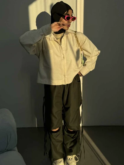 شومیز ساده کوتاه