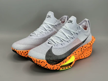 کتانی نایکی آلفا فلای طوسی نارنجی فسفری/Nike Alpha fly
