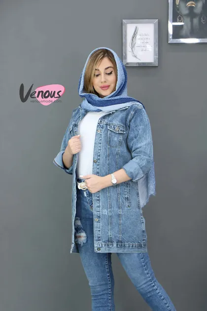 کت جین آبی روشن DEFACTO