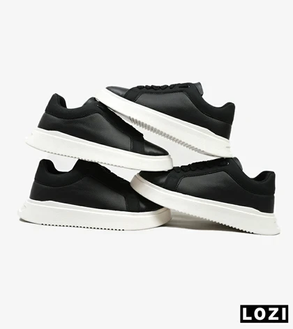 کفش کتانی مردانه مشکی PULL & BEAR