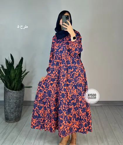 پیراهن طرحدار مزونی40