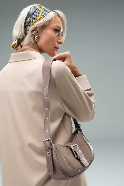 کیف دستی زنانه چرم مصنوعی دیوید جونز DAVIDJONES