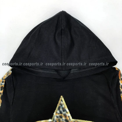 هودی شلوار پلنگی دخترانه