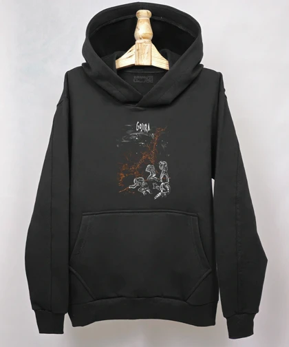 هودی مردانه و زنانه مدل پوستر هنری گوژیرا Gojira