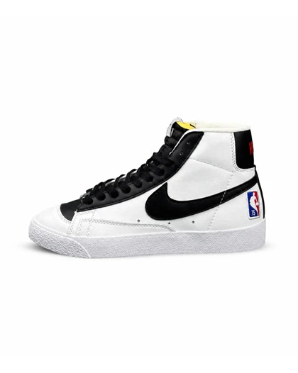 کفش کتانی خارجی مردانه مدل بلیزر سفید مشکی قرمز nike blazer ( مستر کوالیتی)