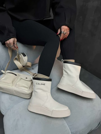نیم بوت CELINE دو رنگ