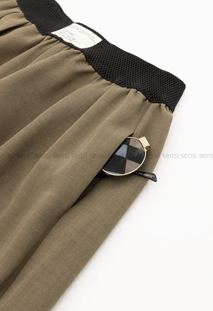 شلوار بزایاق کمر کش کد1005183