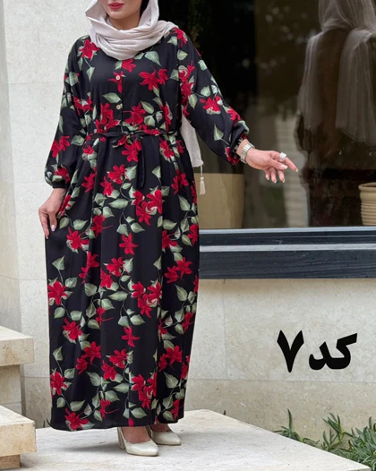 پیراهن ساحلی طوبی 7073