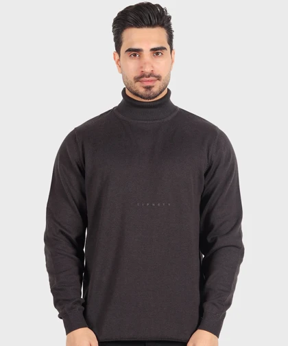 یقه اسکی مردانه ساده و بافت 0254