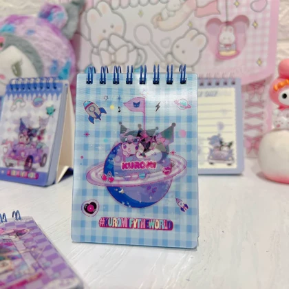 دفترچه سیمی جلد سه بعدی کرومی