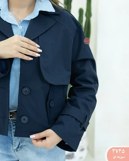 ترنچ کت کوتاه دوژیله 3745