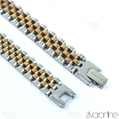 دستبند رولکس دورنگ اسپورت 40055