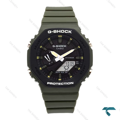 جیشاک زنانه GMA-S2100 سبز صفحه مشکی G-shock-6410-L