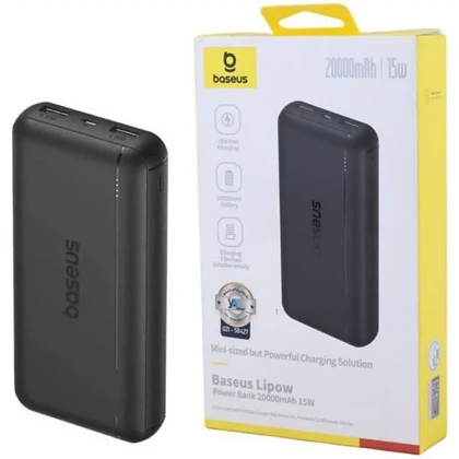 پاور بانک 20000 بیسوس Baseus اصل 15 وات مدل LIPOW PPBY-2W15NG