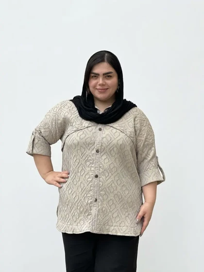 شومیز سایز بزرگ زنانه طرح B