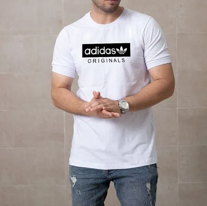 تیشرت مردانه آدیداس adidas رنگ سفید آسیتن کش