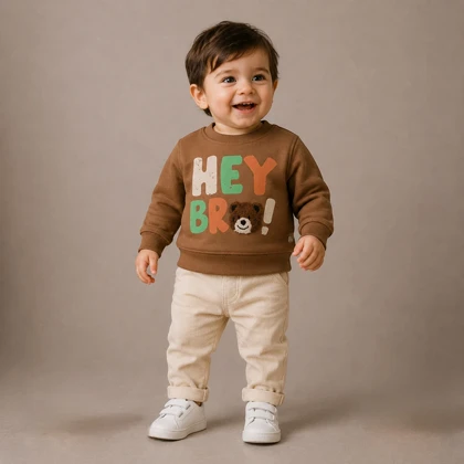 بلوز خرس Hey bro نسکافه‌ای