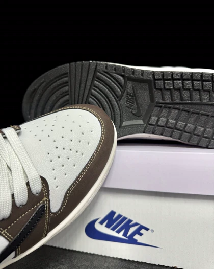 کتانی جردن تراویس ساق‌دار موکا