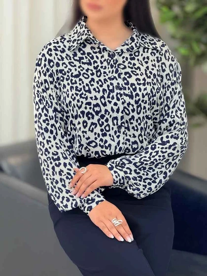 شومیز طرح پلنگی سحر