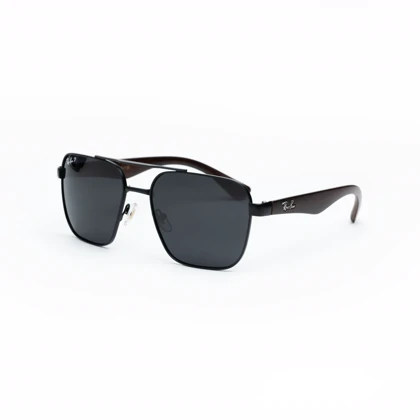 عینک‌آفتابی مردانه پلاریزه ریبن Ray.Banمدل SG-3485با طراحی جدید دسته چوب ومدلی لوکس