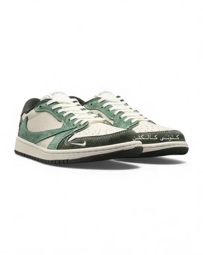 کتانی ویتنامی نایکی جردن وان ترویس اسکات گوچی ساق کوتاه Nike Air Jordan 1 Low OG Travis Scott X Gucci