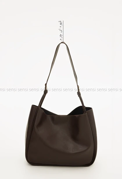 کیف چرم مغزی دوزی تک دسته کد1004693