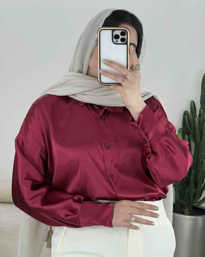 شومیز ساتن (73) کد3179
