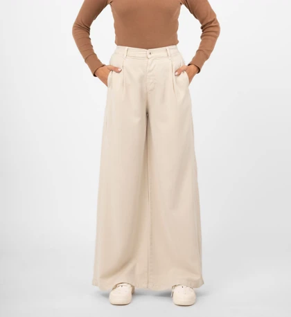 شلوار بگ سیلک رویال استخوانی