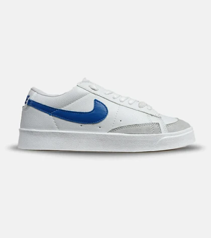 کفش نایک مردانه و زنانه سفید آبی Nike Blazer Low 77