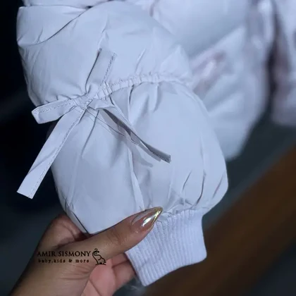 کاپشن دخترانه بنفش کد 8810