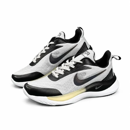 کفش کتانی مردانه مدل نایکی طوسی مشکی 2 NIKE New