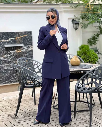 کت تک زنانه کرپ اسپرت آویژه