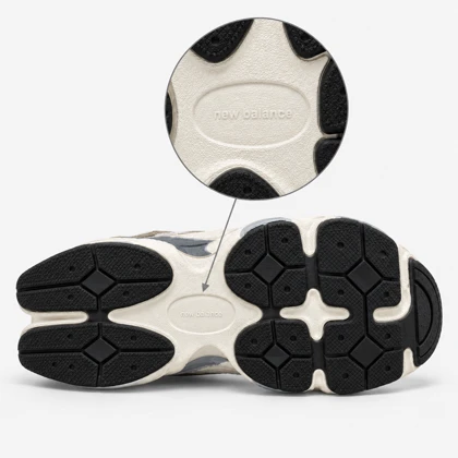 کتانی رانینگ راحتی نیوبالانس 9060 / زیره اربولینگ / رویه اشبالت طبیعی / رنگ کرم قهوه ای / کد 1191