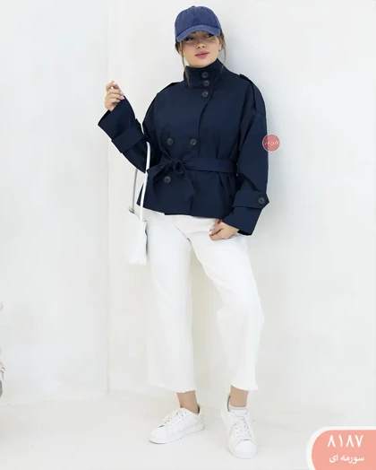 ترنج کت یقه ایستاده 8187