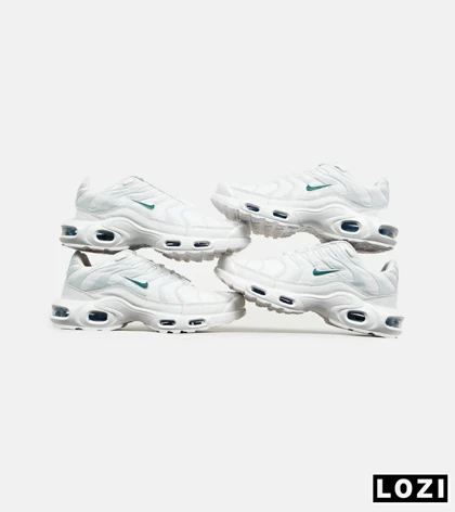 کفش کتانی مردانه و زنانه سفید سبز NIKE AirMax Plus TN Ultra مدل 6731