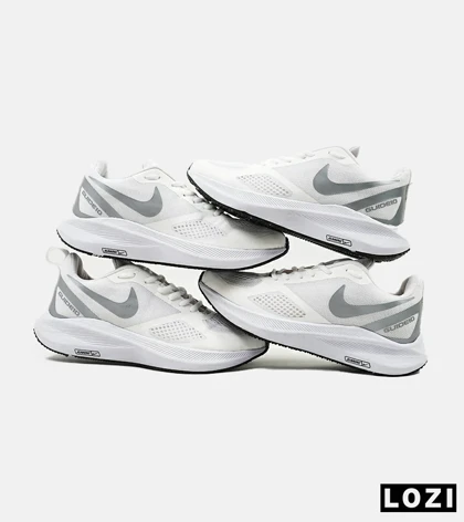 کفش کتانی بزرگ پا سفید خاکستری Nike guide 10