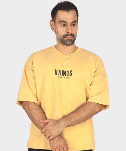 تیشرت لش طرحدار Vamos کد 6255