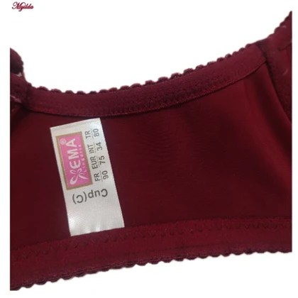 سوتین زنانه فرم دهنده زرشکی اما کد 4921-3100