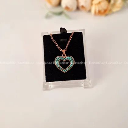 گردنبند مس و فیروزه پگله