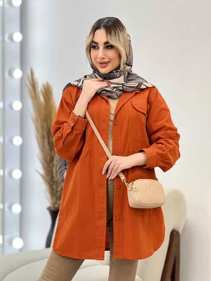 مانتو دو جیب پیله